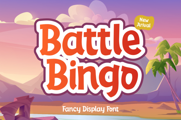 Battle Bingo: A Friendly Display Font for Small Business Branding