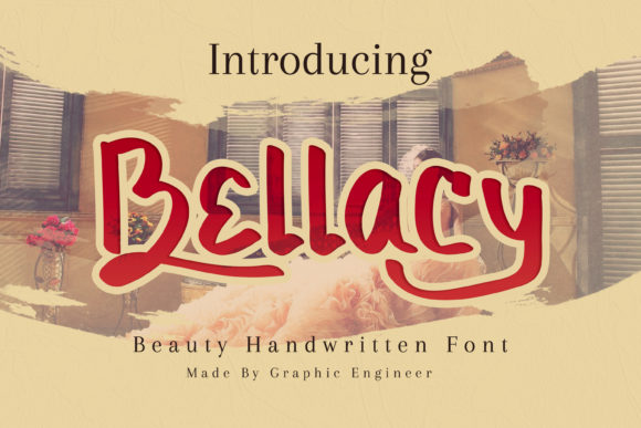 Bellacy Font: A Handwritten Typeface for Editorial Design