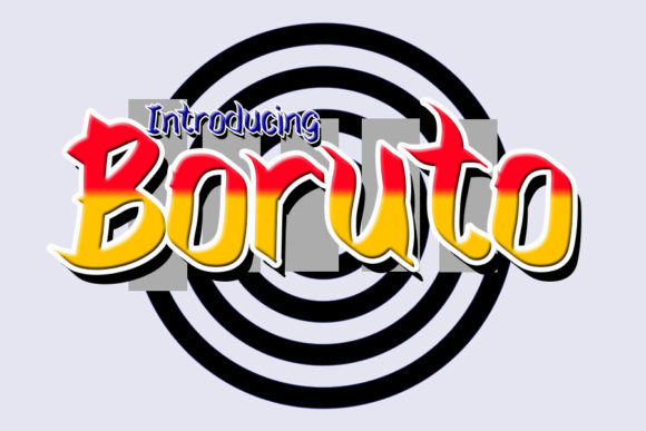 Boruto Display Font for Bold Campaign Headlines