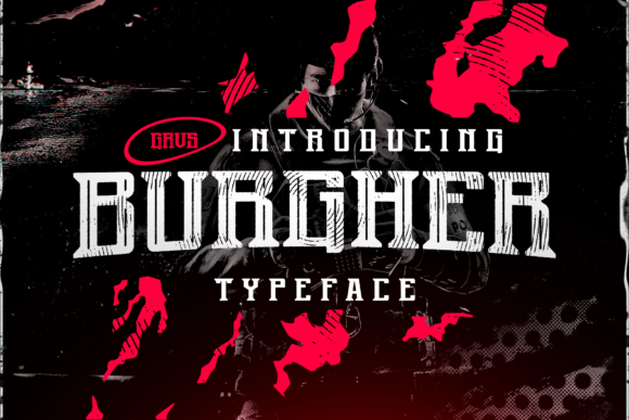 Burgher Font: A Bold Display Typeface for Creative Branding