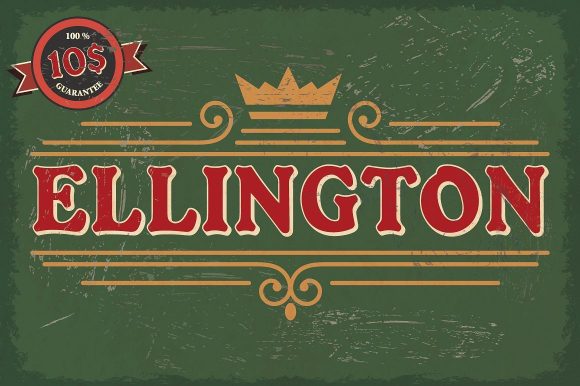 Ellington: A Vintage Display Font for Bold Editorial Design
