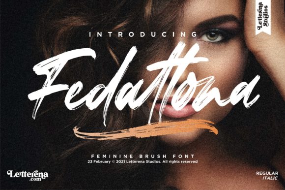 Fedattona Display Font for Editorial Design Projects