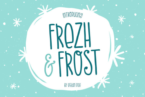 Frezh Frost Font for Modern Web Design and Display Typography