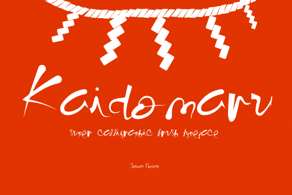 Kaidomaru: A Quirky Display Font for Playful Web Design
