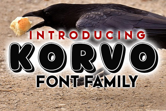 Korvo Display Font for Eye-Catching Campaigns