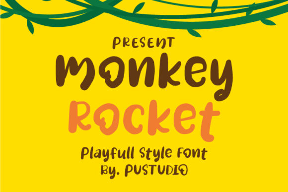 Monkey Rocket Font: A Fresh Display Typeface for Digital Design
