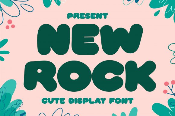 New Rock: A Vintage Display Font for Bold Brand Identity