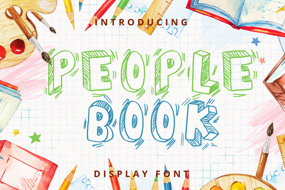 People Book: The Sweetest Free Display Font for Creative Projects