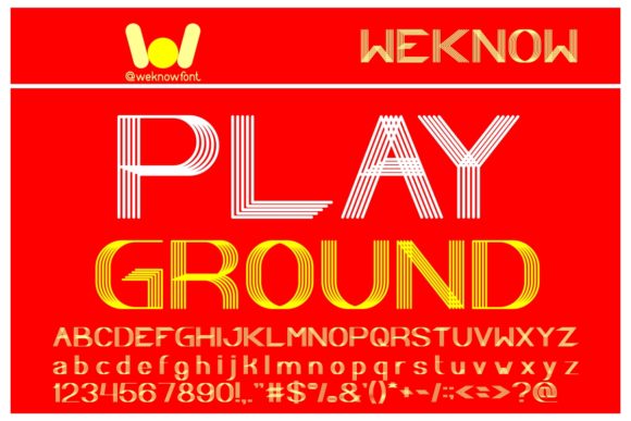 Play Ground Font: A Display Typeface for Engaging Editorial Design