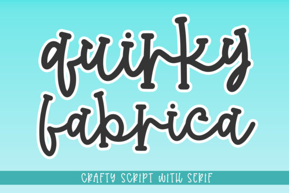 Quirky Fabrica Font: A Playful Display Typeface for Creative Branding