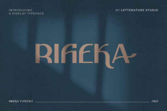 Rifieka Display Font for Bold Editorial Design