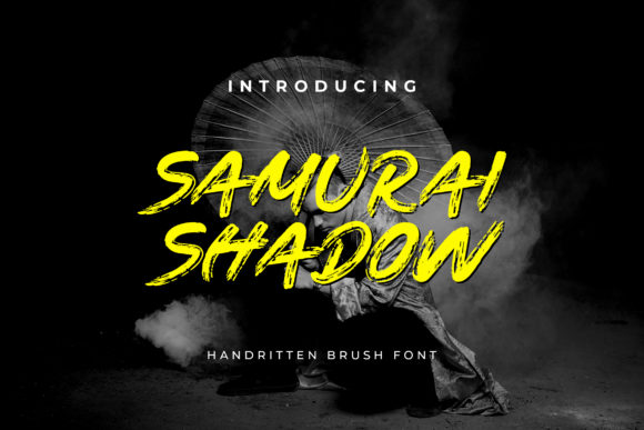 Samurai Shadow: Bold Display Font for Creative Projects