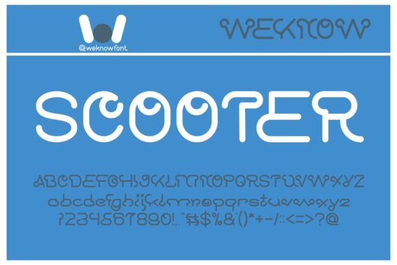 Scooter Experiment Display Font for Web Design