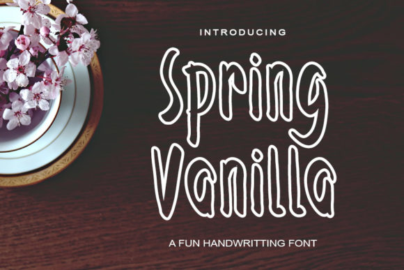 Spring Vanilla Font for Editorial Design