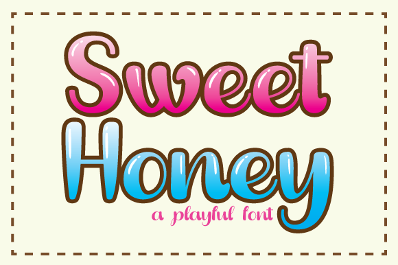 Sweet Honey Font: A Quirky Display Typeface for Creative Makers