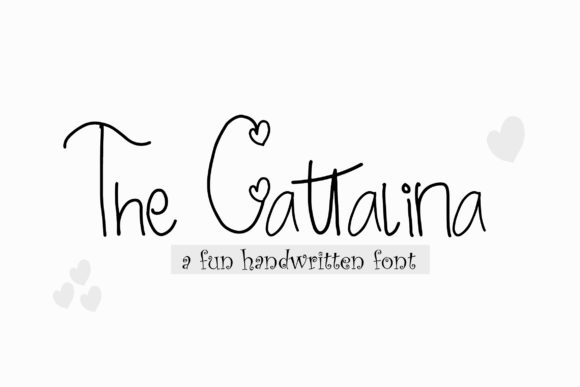 The Cattalina: A Handwritten Font for Memorable Branding